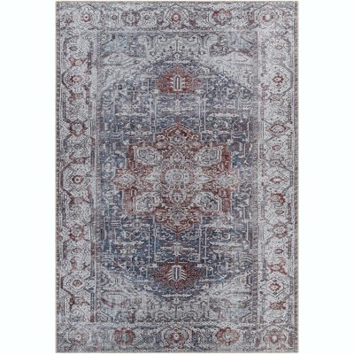 Mark & Day Wellsville 7'10"x10'2" Rectangle Washable Woven Indoor Area Rugs Slate