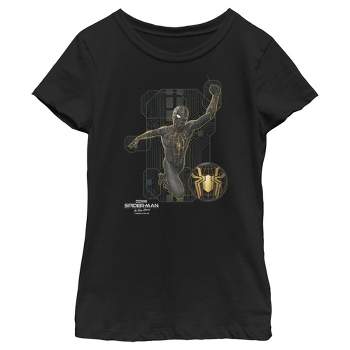 Girl's Marvel Spider-Man: No Way Home Black Suit Tech T-Shirt