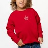 The Juniper Shop Embroidered I Love You Words Toddler Graphic Sweatshirt - 2 of 3