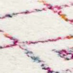 purple, off white, red, blue