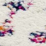 purple, off white, red, blue