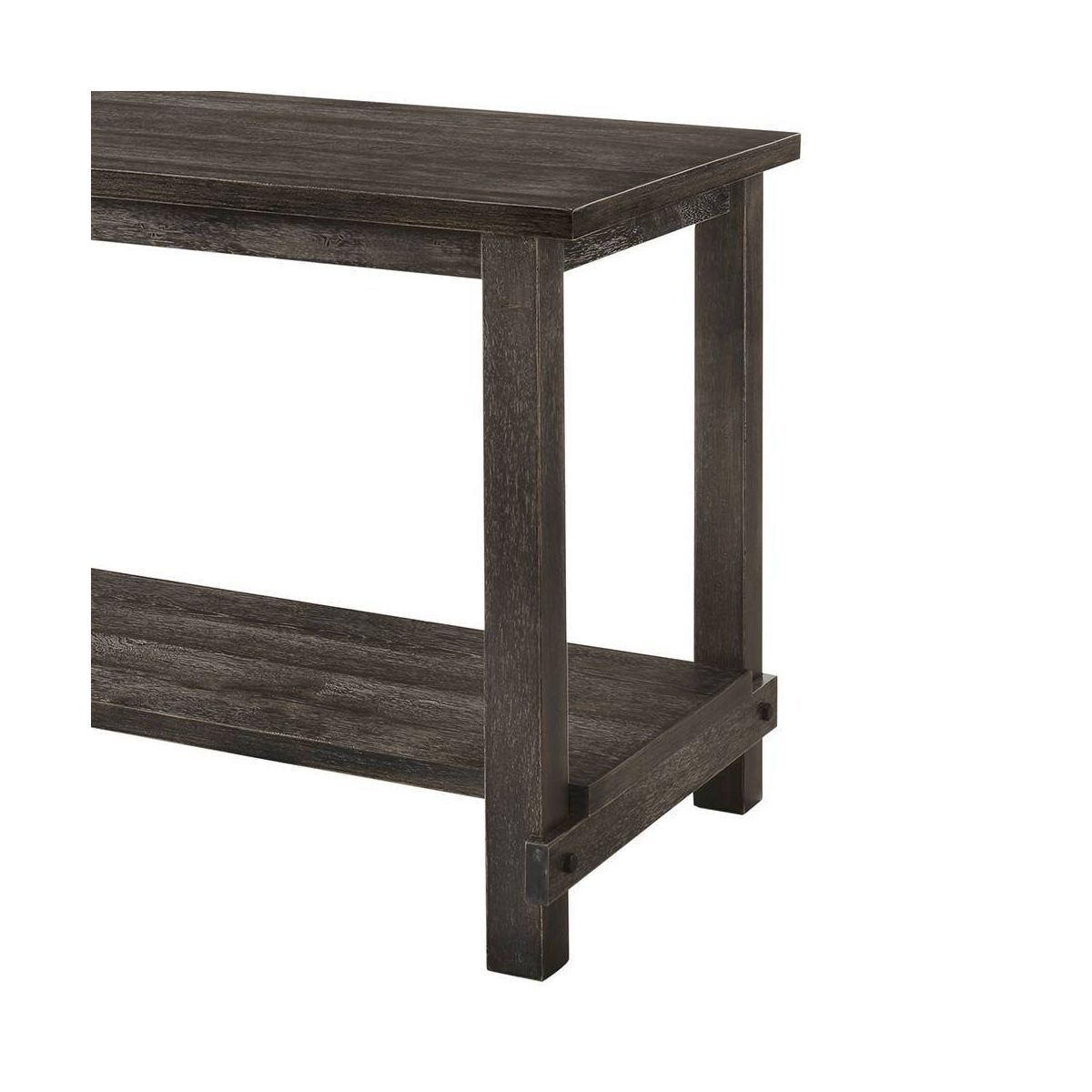 60" Martha Li Dining Table Weathered Gray - Acme Furniture - thumbnail 5