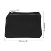Unique Bargains Canvas Portable Home Change Coin Purse Pouch Bags with Zipper - 2 of 4