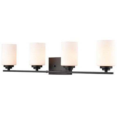 Millennium Lighting Durham 4 - Light Vanity in  Matte Black