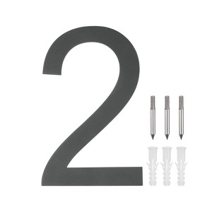 Unique Bargains 304 Stainless Steel Durable Waterproof House Numbers 1 Pc - 1 of 4