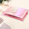 Unique Bargains Women's Letter E Makeup Bag Pink 1 Pc - 2 of 3