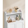 VASAGLE Bathroom Storage Cabinet, Bathroom Floor Cabinet with 2 Doors, 2 Adjustable Shelves, 11.8 x 23.6 x 39.4 Inches, Freestanding - 3 of 4