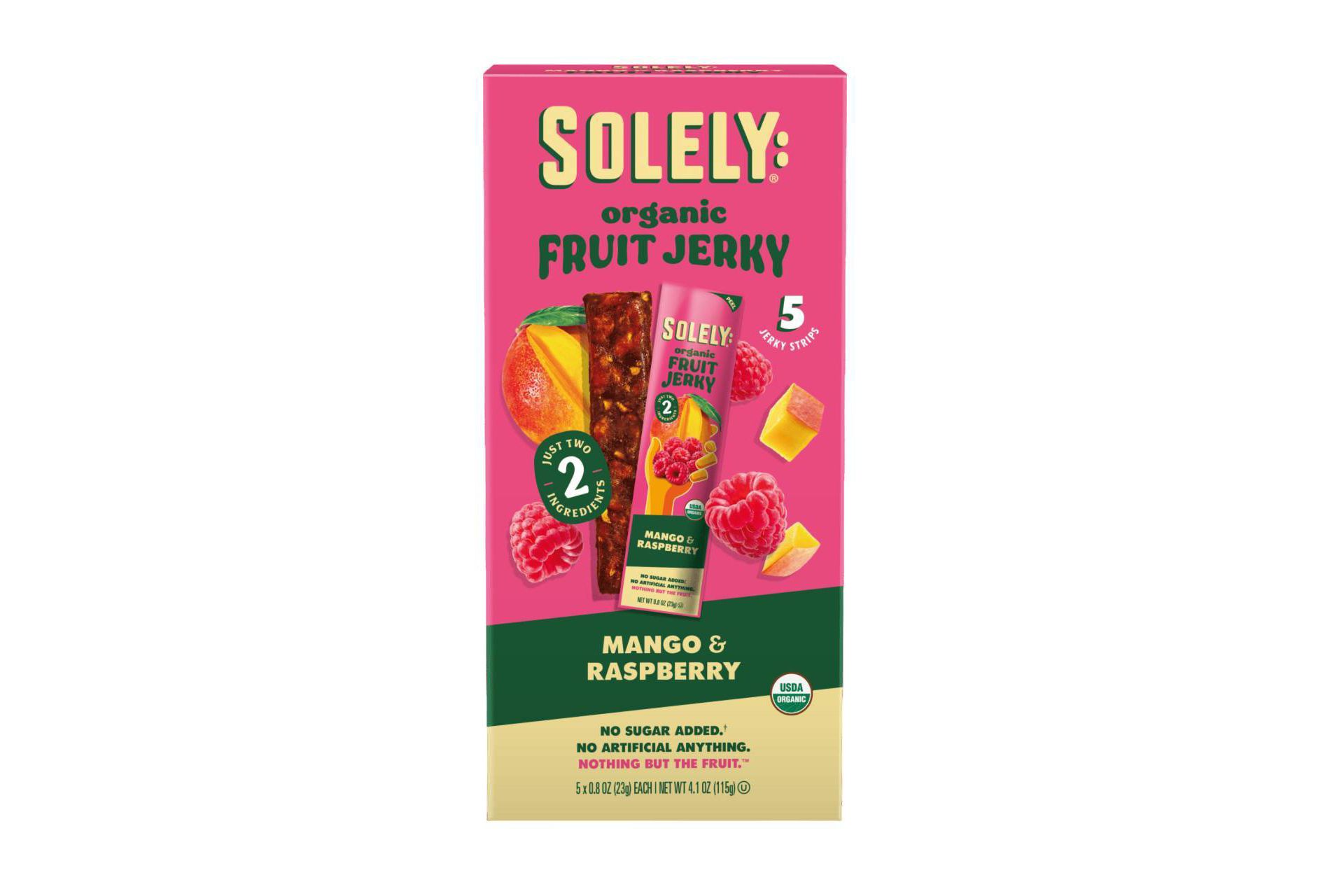 Solely Mango and Raspberry Fruit Snack Jerky - 4.1oz/5ct