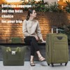 Aukfa Lightweight Soft Sided Swivel Wheels Expandable 3-Piece Luggage Set with Duffel Bag and TSA Lock - 2 of 4