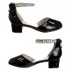 Badgley Mischka Girls' Wedding Shoe with Embellishments and Strap - Perfect for Parties, Weddings, and Special Occasions (Little Kid/Big Kids) - 2 of 4