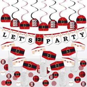 Big Dot of Happiness Jolly Santa Claus - Christmas Party Supplies Decoration Kit - Decor Galore Party Pack - 51 Pieces - 1 of 4