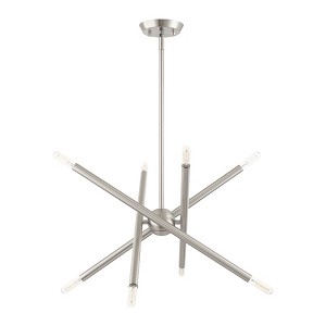 Livex Lighting Soho 8 - Light Chandelier in  Brushed Nickel - 1 of 1