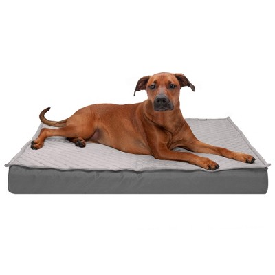 FurHaven Quilt Top Convertible Indoor-Outdoor DLX Memory Foam Dog Bed Mat