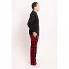 #FollowMe Mens Thermal Henley Pajama Set with Polar Fleece Pants  Warm, Comfy Sleepwear - 2 of 3