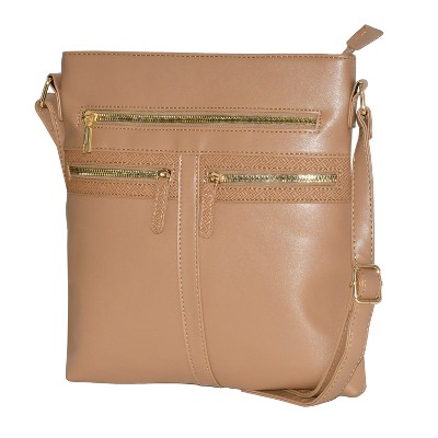 NICCI Ladies' Crossbody Bag with Zipper Design