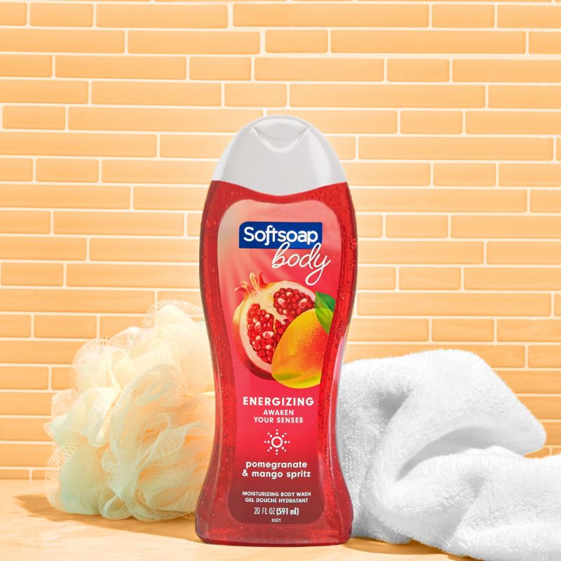 Softsoap Body Wash Pomegranate &#38; Mango - 20 fl oz/4ct, 3 of 9