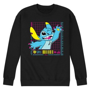 Men's - Disney - Lilo & Stitch Graphic Fleece Sweatshirt - 1 of 4