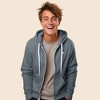 Dalix Astronaut Embroidered Hoodie Fleece Sweatshirt Zip Front Mens - 3 of 4
