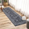 Washable Living Room Bedroom Bordered Geometric Area Rugs Indoor Contemporary Floor Carpet for Home Office - 2 of 4