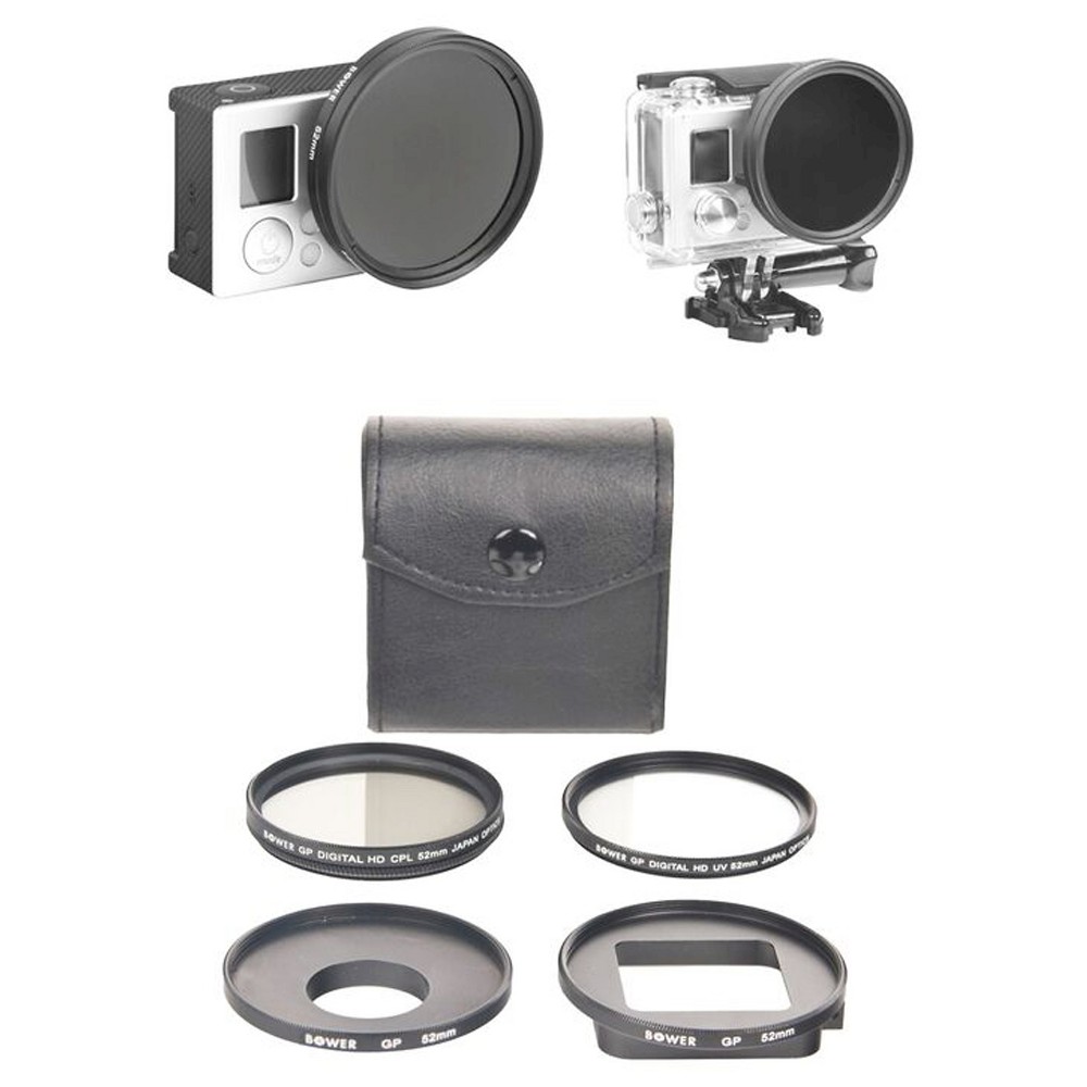 UPC 636980670690 product image for Bower Xtreme Action 5-Piece GoPro Filter Kit - Gray/ Black (SCB1350) | upcitemdb.com