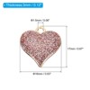 Unique Bargains Beautiful Designer DIY Jewelry Making Heart Pendants 30 Pcs - 2 of 4