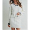 Women's Sweater Top and Skirt - Buttermelon - 3 of 4