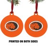 East Central University Primary Logo Aluminum Holiday Christmas Tree Ornament - 2 of 4
