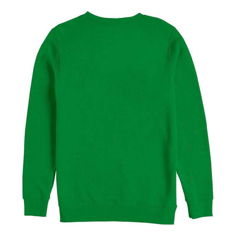 Men's Marvel St. Patrick's Day Hulk Wears Green Sweatshirt, 3 of 5