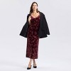 Women's Velvet Midi Slip Dress - A New Day™ - 3 of 3