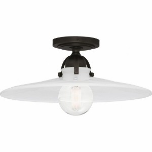 Robert Abbey Lighting Rico Espinet Arial - Light Flush Mount in  Deep Patina Bronze - 1 of 4