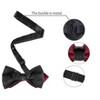 Allegra K Men's Pre-Tied Pointed Neck Strap Wedding Party Tuxedo Bow Ties - 3 of 4