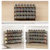 LunaLulinlk Spice Rack Organizer with 28 Jars, 4.33"D x 13.33"W x 10.5"H, Black - 3 of 4
