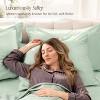 400 Thread Count Organic Cotton Sateen Pillowcase Set by Bare Home - 3 of 4