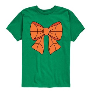 Boys' - Instant Message - Basketball Bow Short Sleeve Graphic T-Shirt - 1 of 4