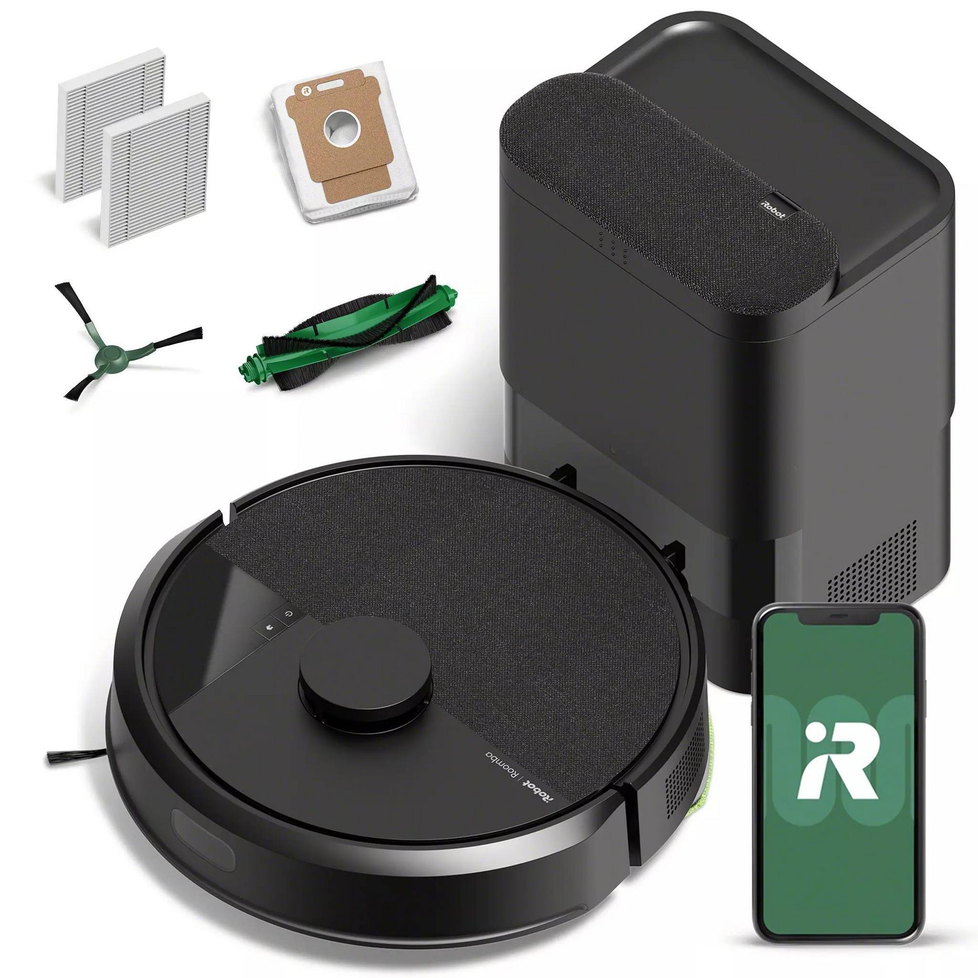 iRobot Roomba 105 Vacuum + AutoEmpty Dock Self-Empties 75 Days, Easy-to-Use, Intense Power-Lifting Suction, Multi-Surface Cleaning, LiDAR
