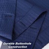 Soft Microfiber Fabric Shower Curtain or Liner with Decorative Embossed Pattern, Water Repellent - 3 of 4