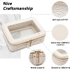 Clear Makeup Bag Organizer, Travel Toiletry Bag Cosmetic Case for Women, Portable Make Up Skincare Pouch Car Organizer Bag - 2 of 4
