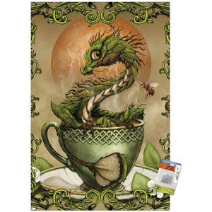 Trends International Stanley Morrison - Tea Dragon Unframed Wall Poster Prints - 1 of 4