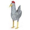 Slickblue Lighted Christmas Rooster, 50 LED Pre-Lit Outdoor Decoration, Plush Holiday Ornament, White, 2FT - 2 of 4