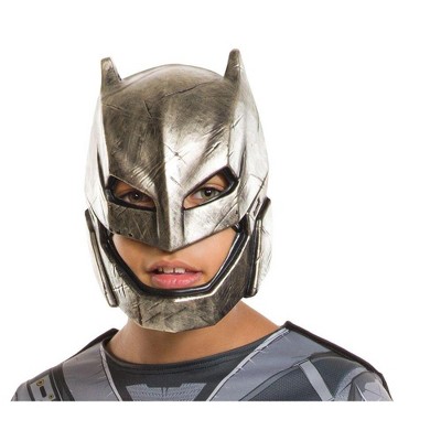 Rubie's Dawn Of Justice Batman Armored Costume 1/2 Mask Child One Size