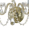 Crystorama Lighting Traditional Crystal 3 - Light Sconce in  Polished Brass - 2 of 2