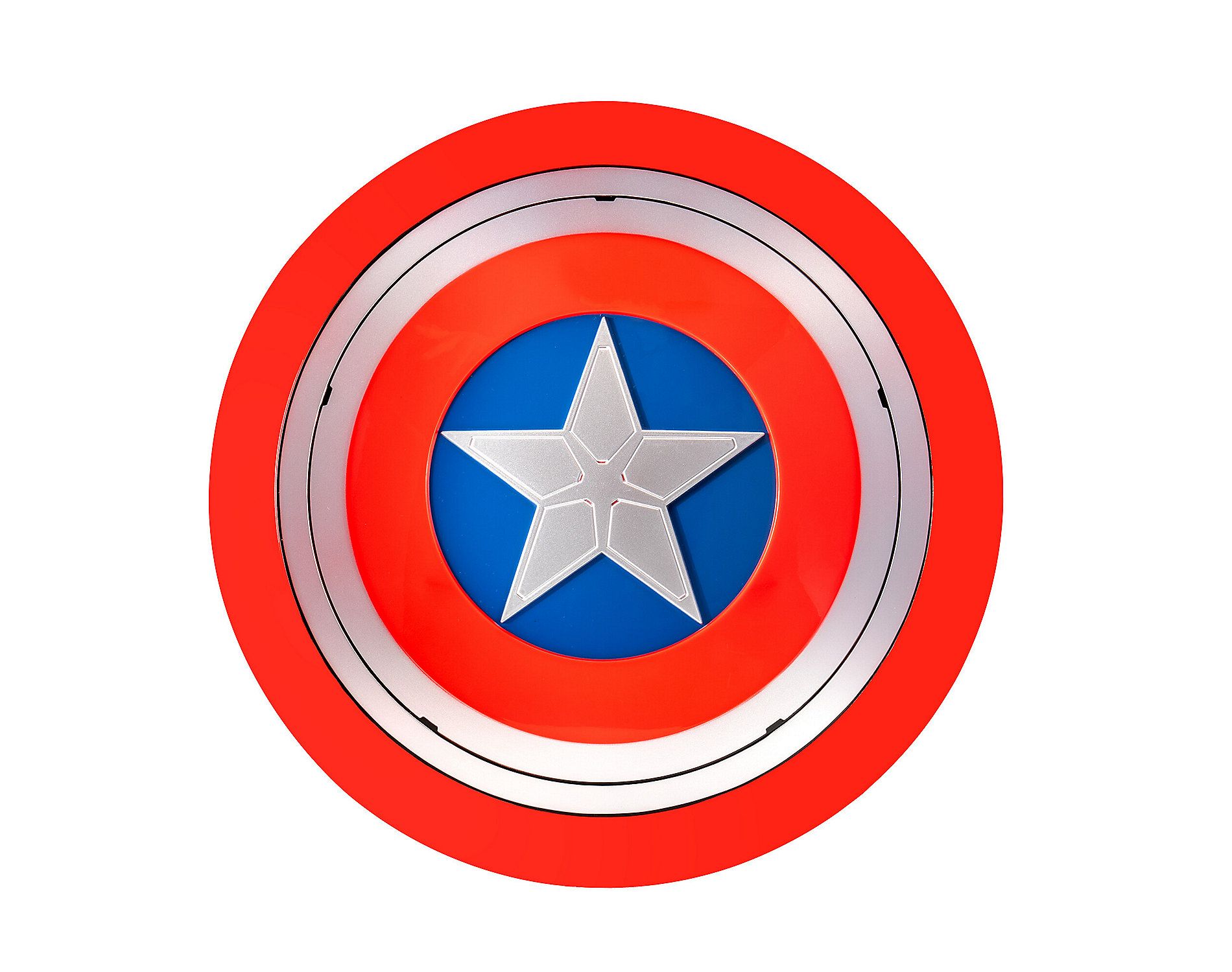 Jazwares Marvel Kids' Captain America 12" Shield Halloween Costume Weapons - Red