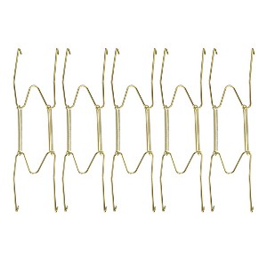 Unique Bargains Zinc Plated Hanger Invisible Wall Decorative Hooks with Tip Protectors 5 Pcs - 1 of 3