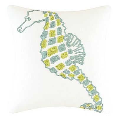 C&F Home 18" x 18" Seahorse Tufted Pillow