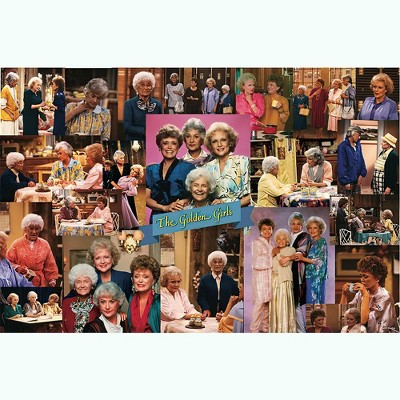 Toynk Golden Girls Collage '80s Puzzle For Adults And Kids | 1000 Piece Jigsaw Puzzle