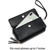RFID Crossbody Wallet Wristlet Purse with Phone Pocket For Women Vegan Leather - 4 of 4