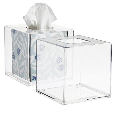 Stylish Desktop Tissue Box With Napkin Dispenser - Perfect For Bathroom,  Living Room, Bedroom, And Vanity Countertop - Convenient Tissue Storage Bag  For Home Essentials - Temu