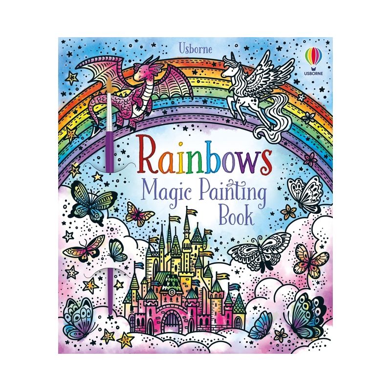 Rainbows Magic Painting Book - (Magic Painting Books) by  Abigail Wheatley (Paperback), 1 of 2