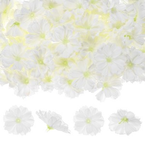 Unique Bargains Silk Fake Plum Blossom Artificial Flower Heads - 1 of 4