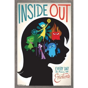 Trends International Disney Pixar Inside Out - Emotions Framed Wall Poster Prints - 1 of 4